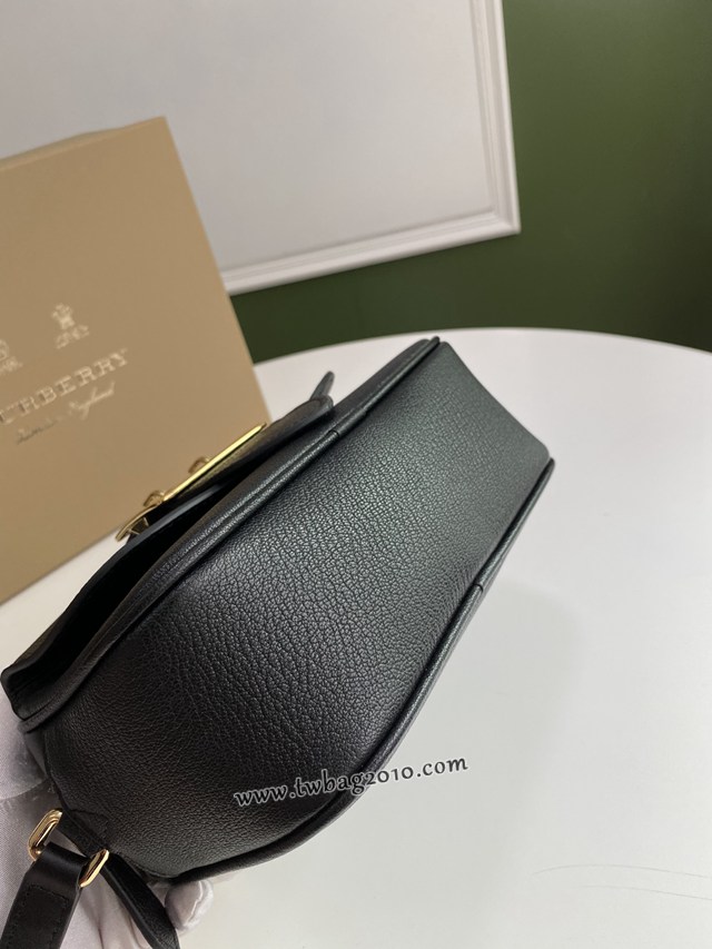 Burberry專門店新款搭扣包 巴寶莉粒紋皮革單肩斜挎女包 yxb1275